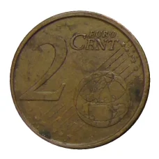Монета 2 евроцента 2000 года Испания (реверс)