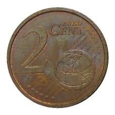 Монета 2 евроцента 2016 года Испания (реверс)