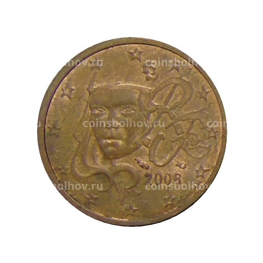Монета 2 евроцента 2008 года Франция