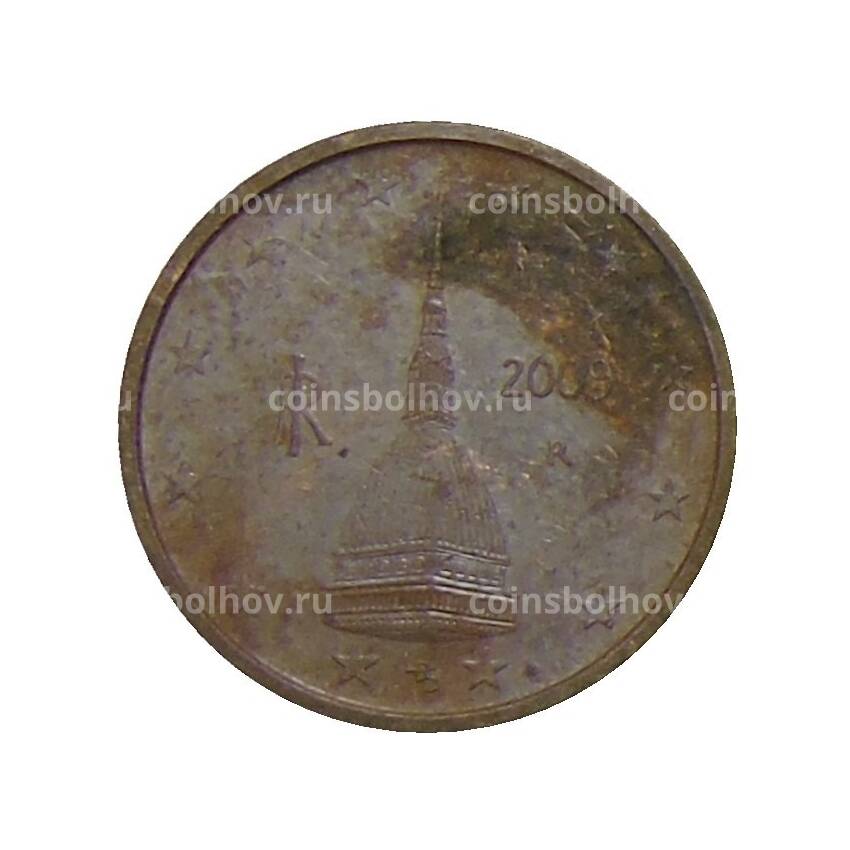 Монета 2 евроцента 2009 года Италия