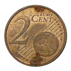 Монета 2 евроцента 2015 года Испания (реверс)