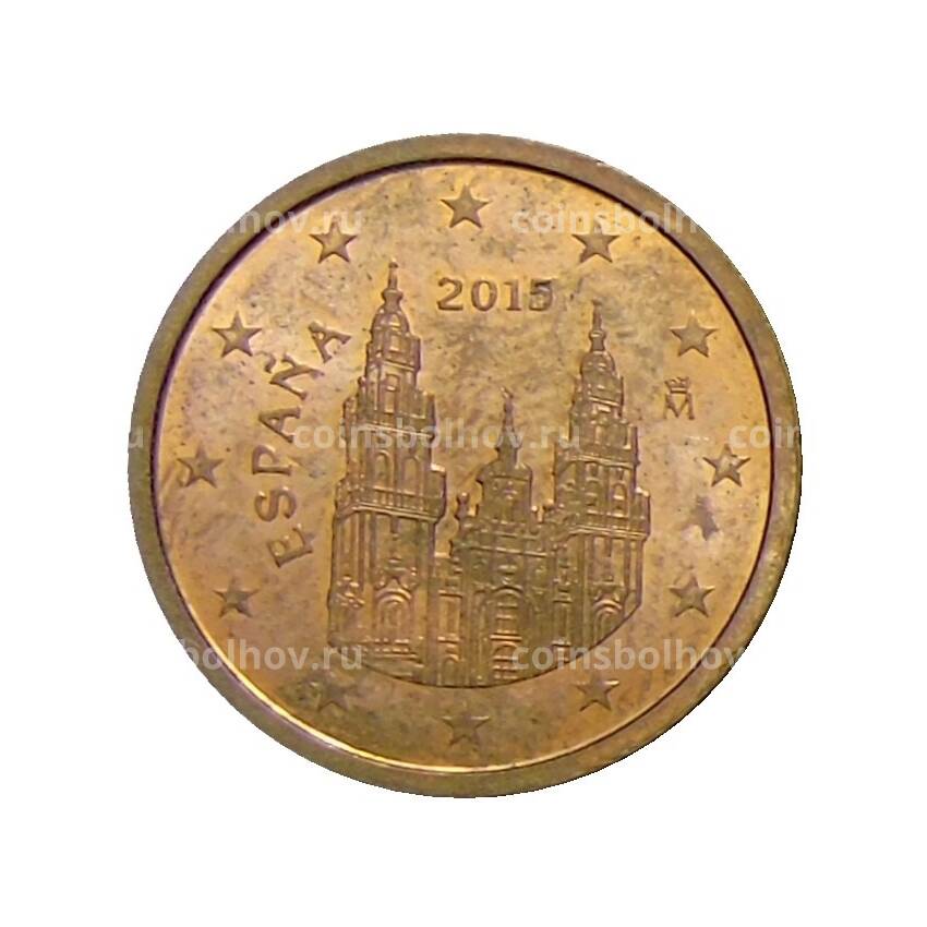 Монета 2 евроцента 2015 года Испания