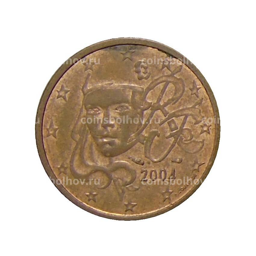 Монета 2 евроцента 2004 года Франция