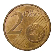 Монета 2 евроцента 2017 года Испания (реверс)