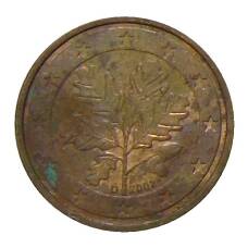 Монета 2 евроцента 2002 года D Германия (аверс)