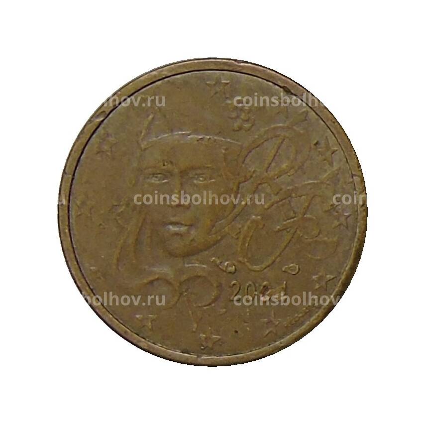Монета 2 евроцента 2004 года Франция