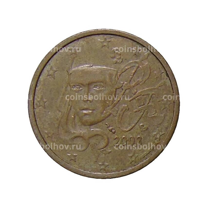 Монета 2 евроцента 2003 года Франция