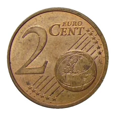 Монета 2 евроцента 2008 года Франция (реверс)