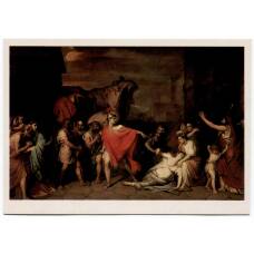 Открытка живопись Ф.А. Бруни «Смерть Камиллы — сестры Горация»