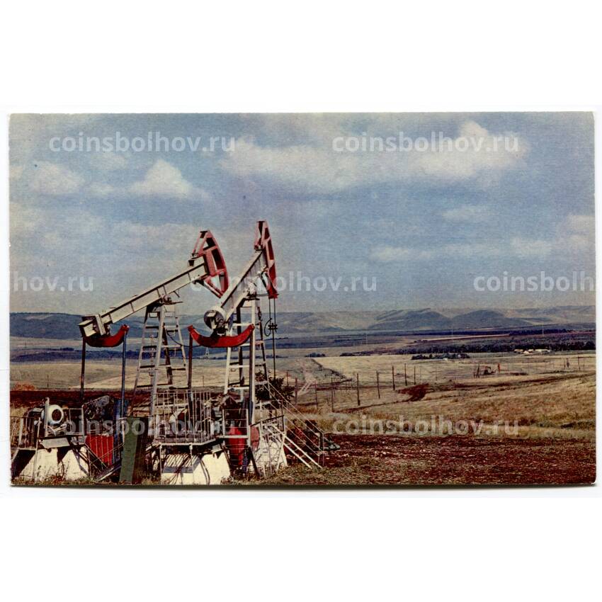 Открытка «По Татарии» — Нефтяные автоматы
