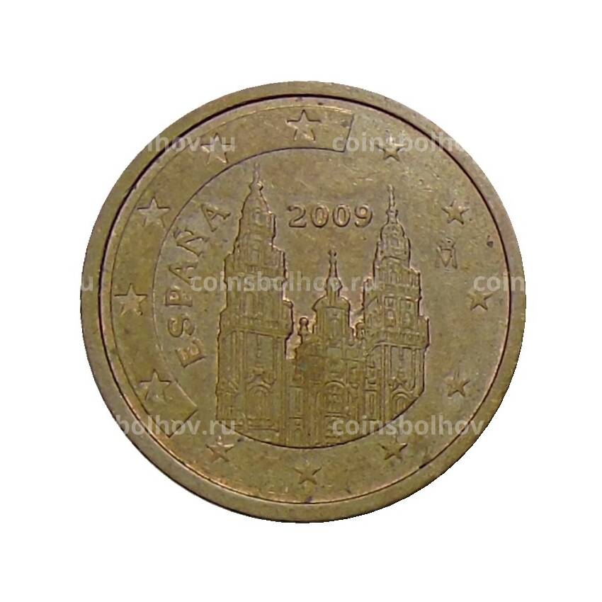 Монета 2 евроцента 2009 года Испания