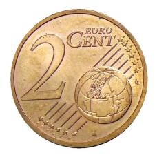 Монета 2 евроцента 2009 года Франция (реверс)
