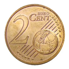 Монета 2 евроцента 2009 года Франция (реверс)