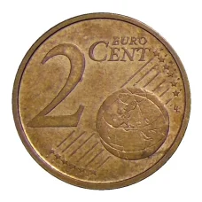 Монета 2 евроцента 2017 года Испания (реверс)