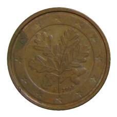 Монета 2 евроцента 2002 года A Германия (аверс)