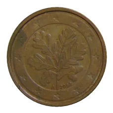 Монета 2 евроцента 2002 года A Германия (аверс)