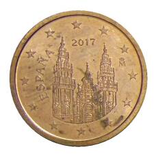 Монета 2 евроцента 2017 года Испания (аверс)