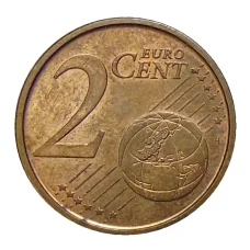 Монета 2 евроцента 2017 года Испания (реверс)
