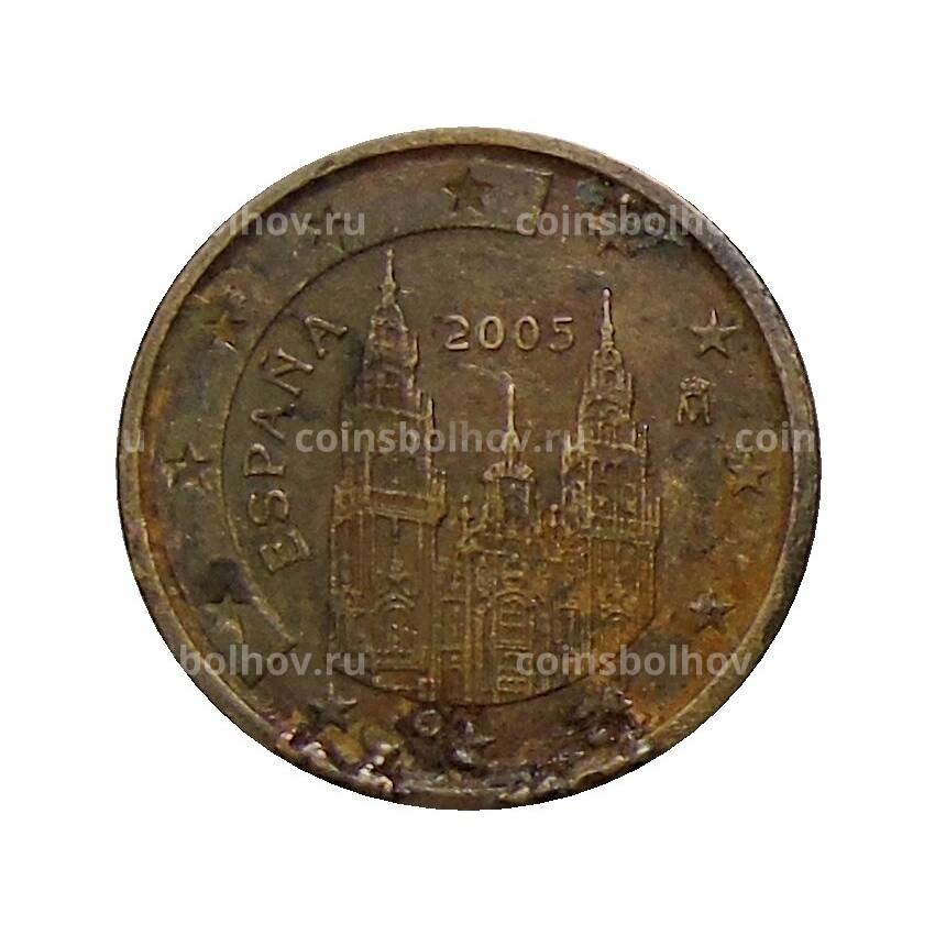 Монета 2 евроцента 2005 года Испания