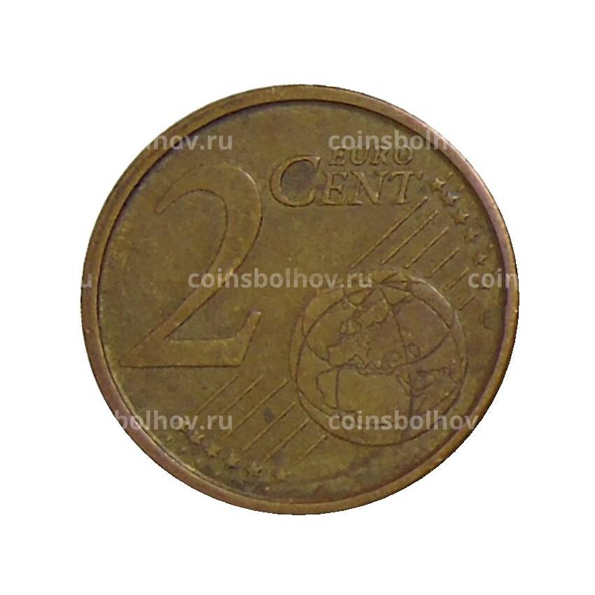 Монета 2 евроцента 2001 года Испания (вид 2)