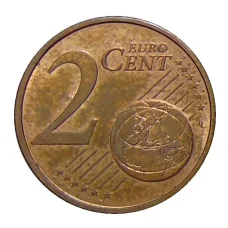 Монета 2 евроцента 2017 года Франция (реверс)