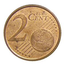 Монета 2 евроцента 2017 года Испания (реверс)