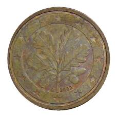 Монета 2 евроцента 2002 года G Германия (аверс)