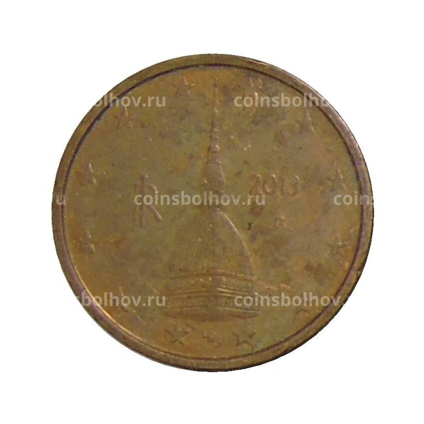 Монета 2 евроцента 2013 года Италия