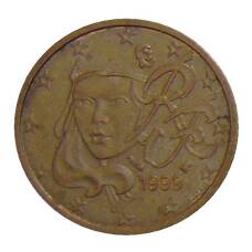 Монета 2 евроцента 1999 года Франция (аверс)