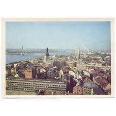 Открытка Рига — Панорама города