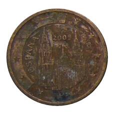 Монета 2 евроцента 2005 года Испания (аверс)