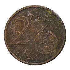 Монета 2 евроцента 2005 года Испания (реверс)