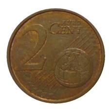 Монета 2 евроцента 2002 года D Германия (реверс)
