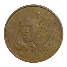 Монета 2 евроцента 1999 года Франция (аверс)