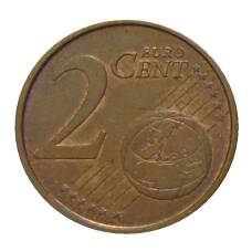 Монета 2 евроцента 2012 года Испания (реверс)