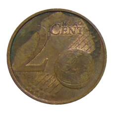 Монета 2 евроцента 2002 года F Германия (реверс)