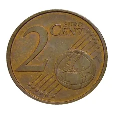 Монета 2 евроцента 2006 года Испания (реверс)