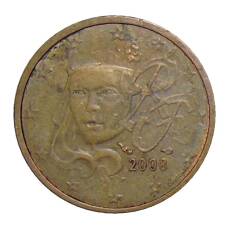 Монета 2 евроцента 2008 года Франция (аверс)