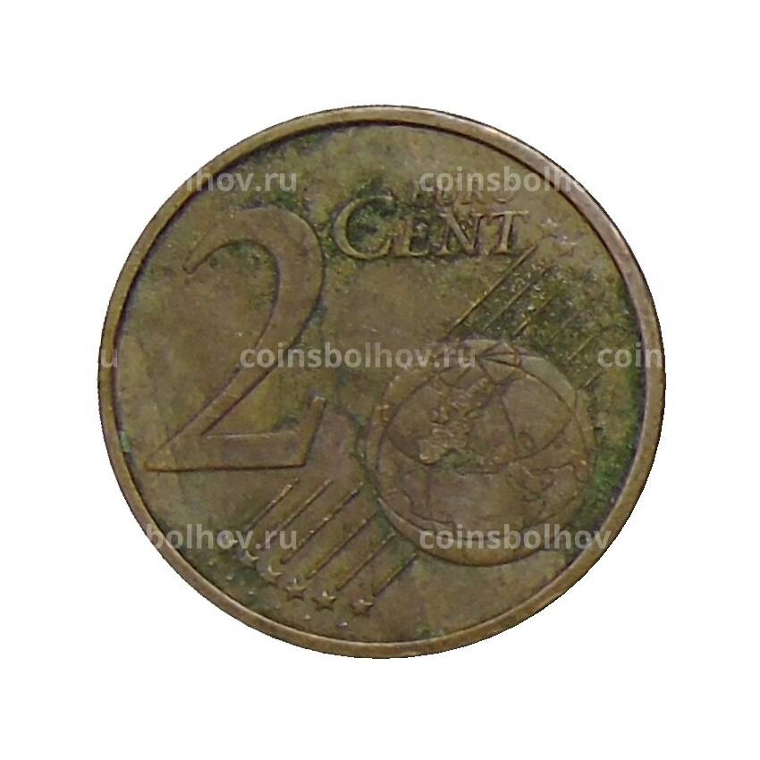 Монета 2 евроцента 2008 года Испания (вид 2)