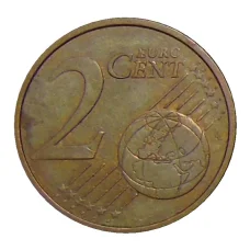 Монета 2 евроцента 2005 года Франция (реверс)
