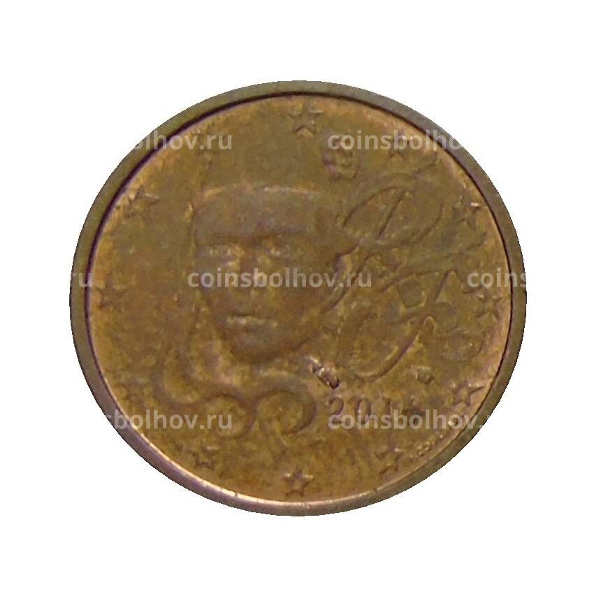 Монета 2 евроцента 2016 года Франция