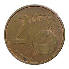 Монета 2 евроцента 2006 года Испания (реверс)