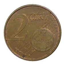 Монета 2 евроцента 2006 года Испания (реверс)