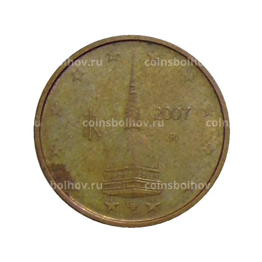 Монета 2 евроцента 2007 года Италия