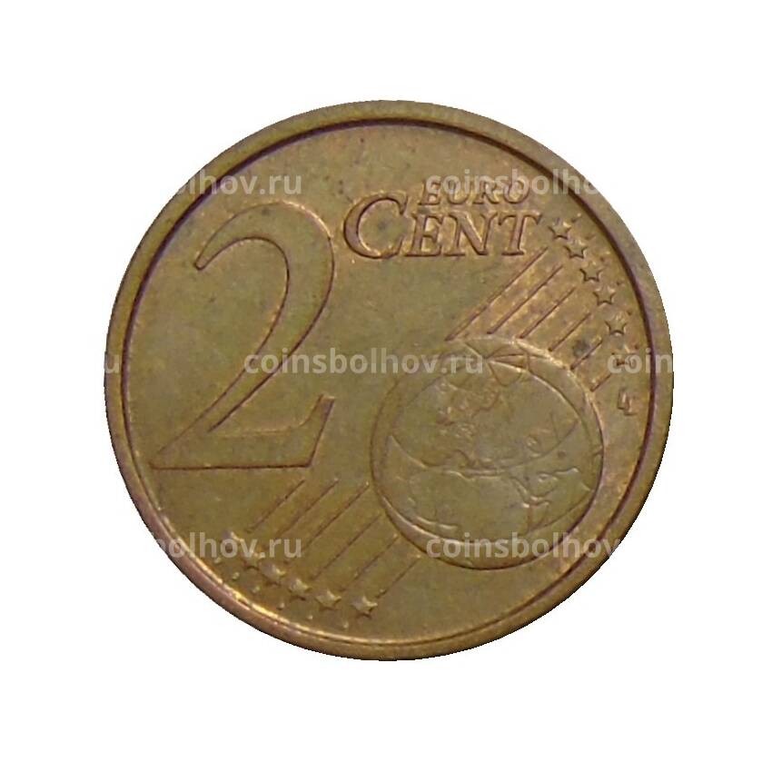 Монета 2 евроцента 2007 года Италия (вид 2)