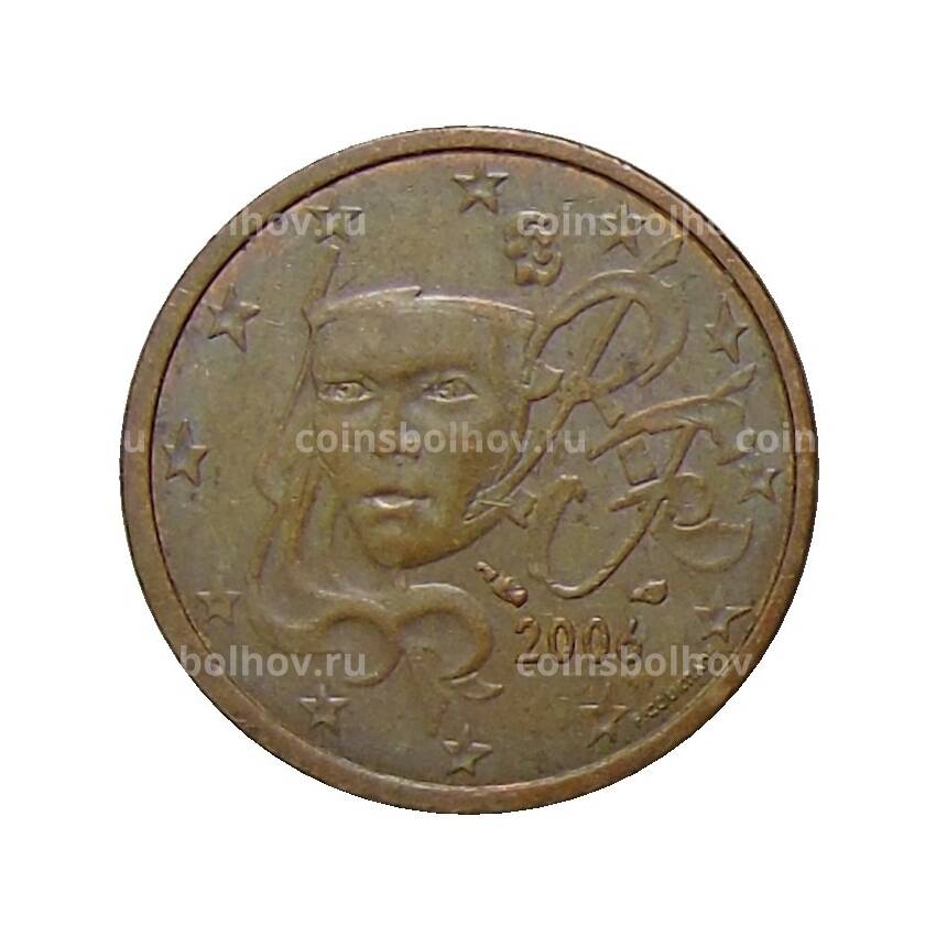 Монета 2 евроцента 2006 года Франция