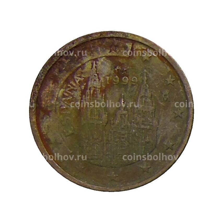 Монета 2 евроцента 1999 года Испания