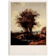 Открытка живопись С.Ф. Щедрин «Полдень»