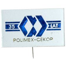 Значок рекламный POLIMEX-CEKOP