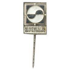 Значок рекламный SLOVENIJALES